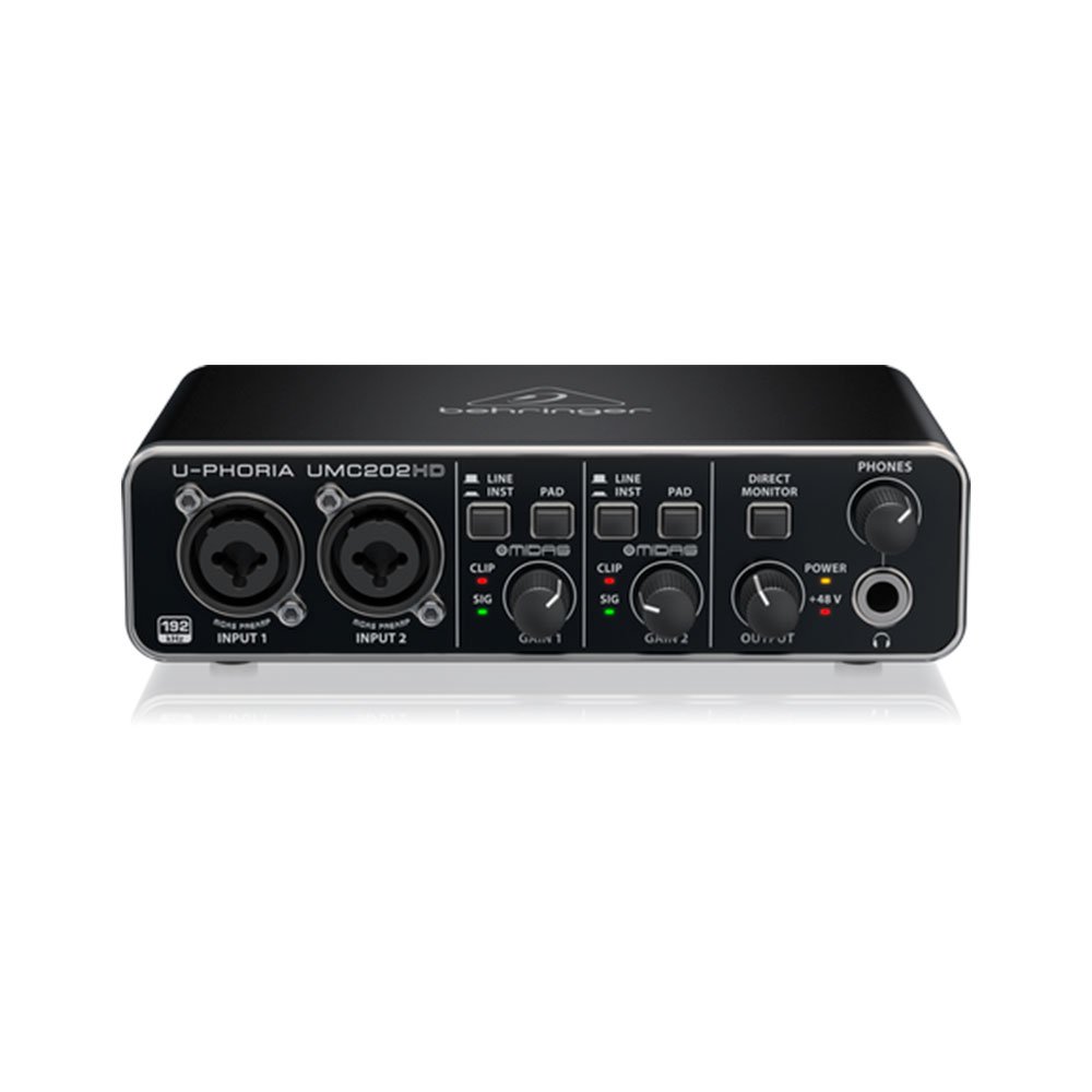 Behringer UMC202HD interfaz de audio profesional