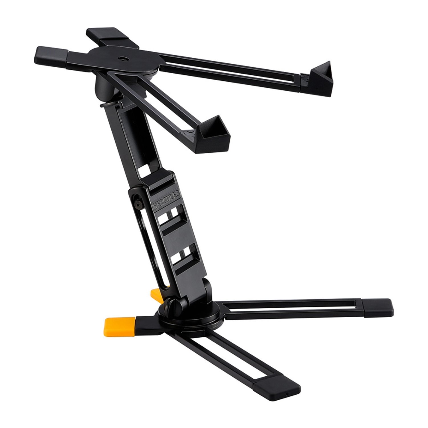 Soporte para laptop Hercules DG400BB plegable para DJs y productores