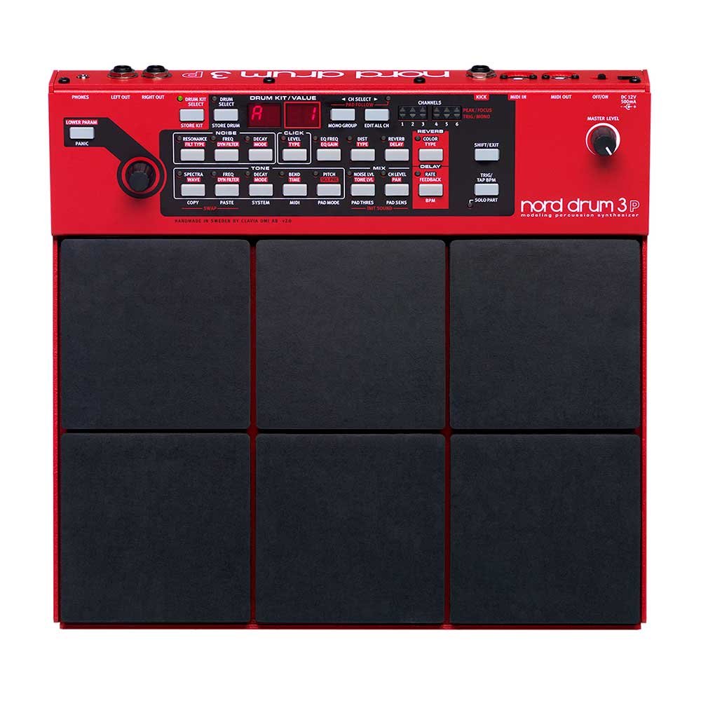 Nord Drum 3P percusión electrónica profesional con pads sensibles disponible en Perú