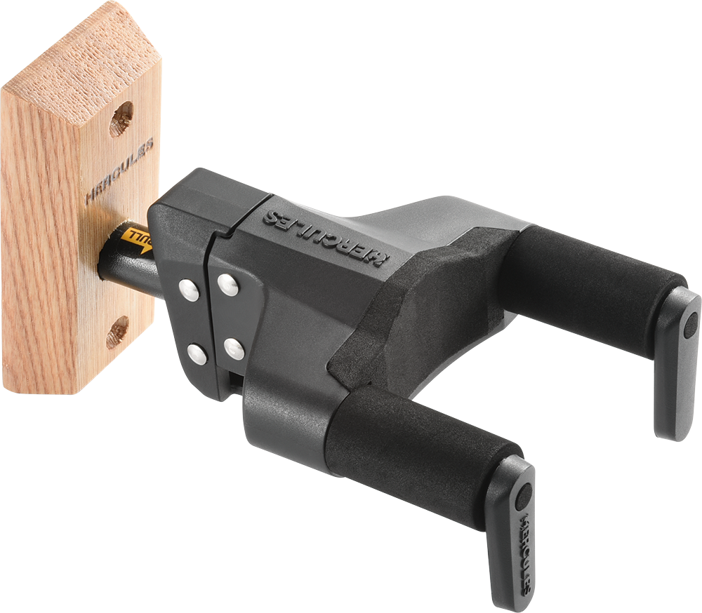 Hercules GSP38WB Plus soporte de pared para guitarra con sistema Auto Grip