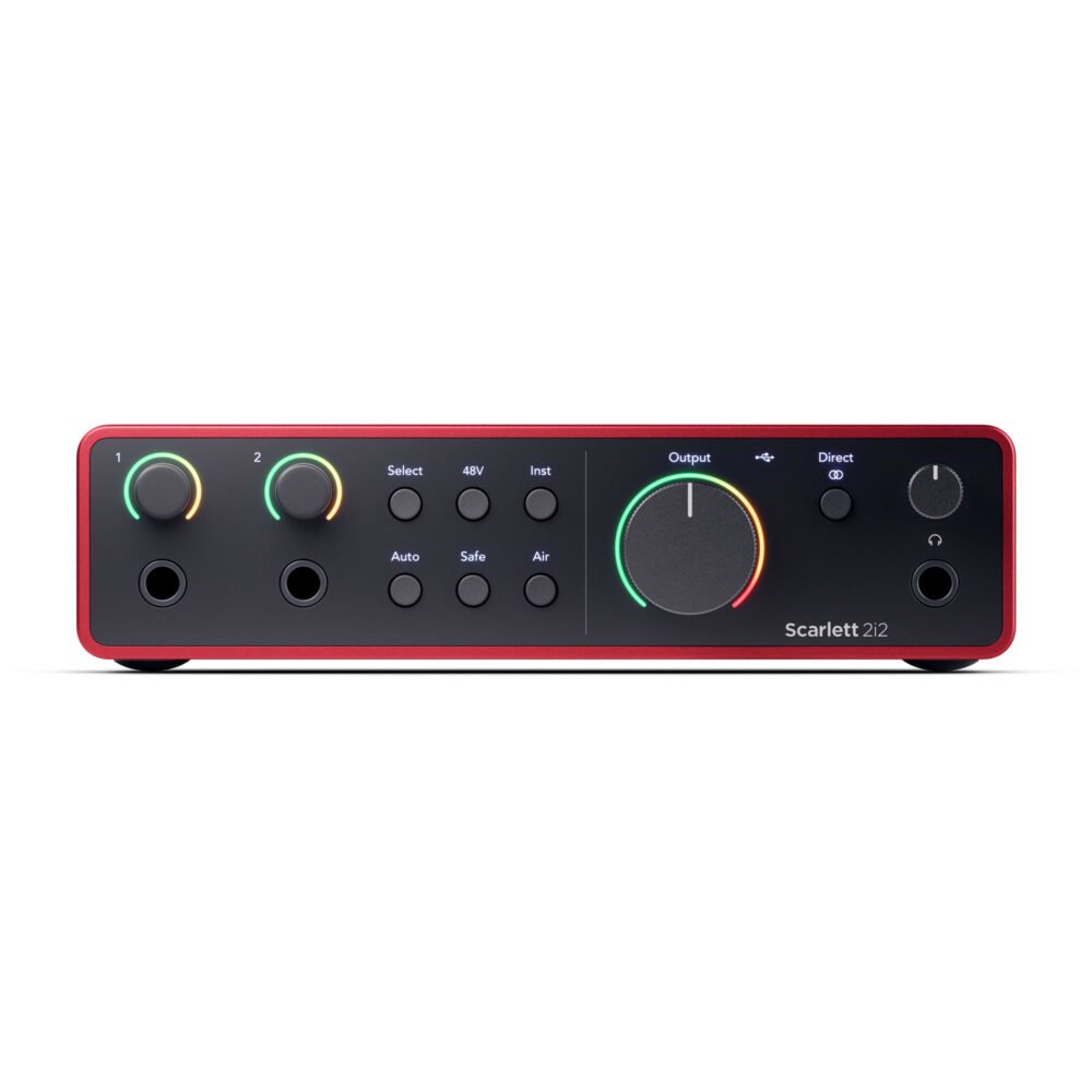 focusrite scarlett 2i2 4th gen interfaz usb